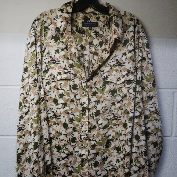 Jones of New York Signature Women's Floral Print Blouse Size 3X - Picture 1 of 9